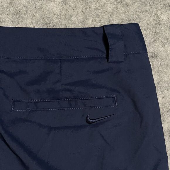 Nike Golf Tour Performance Capri Womens 12 Navy Blue Stretch Outdoor Hiking Crop - Picture 14 of 15